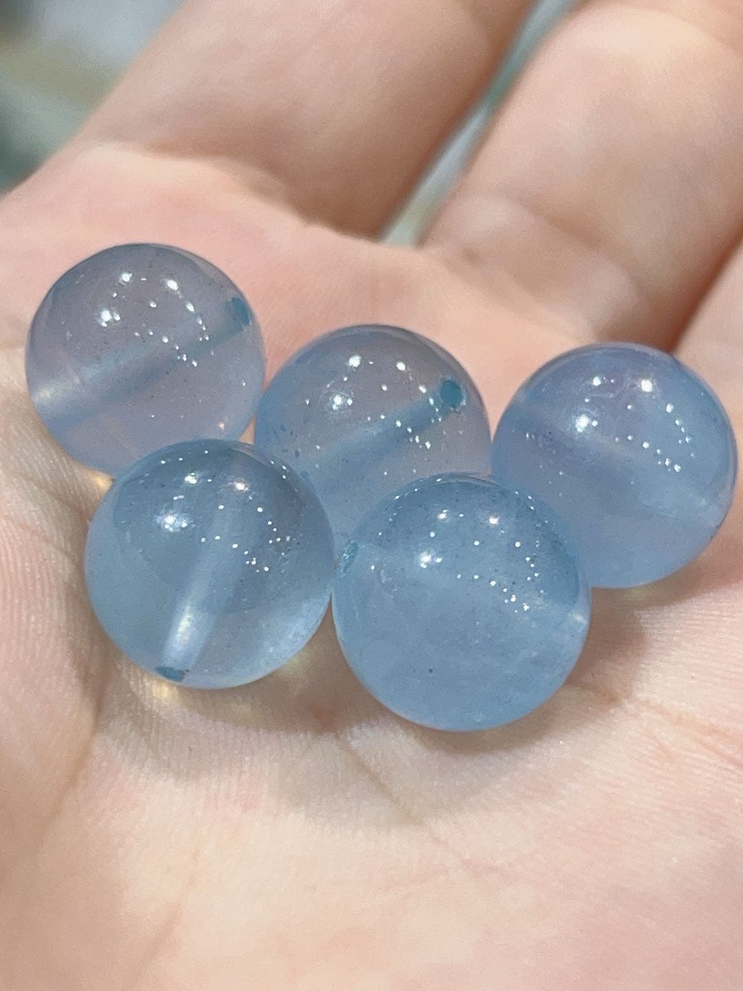 Creamy Blue Aquamarine