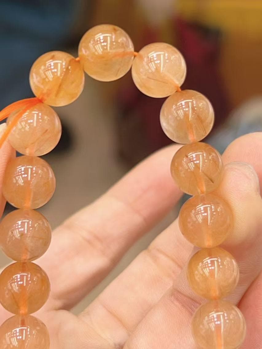 Yellow Satin Rutilated Quartz